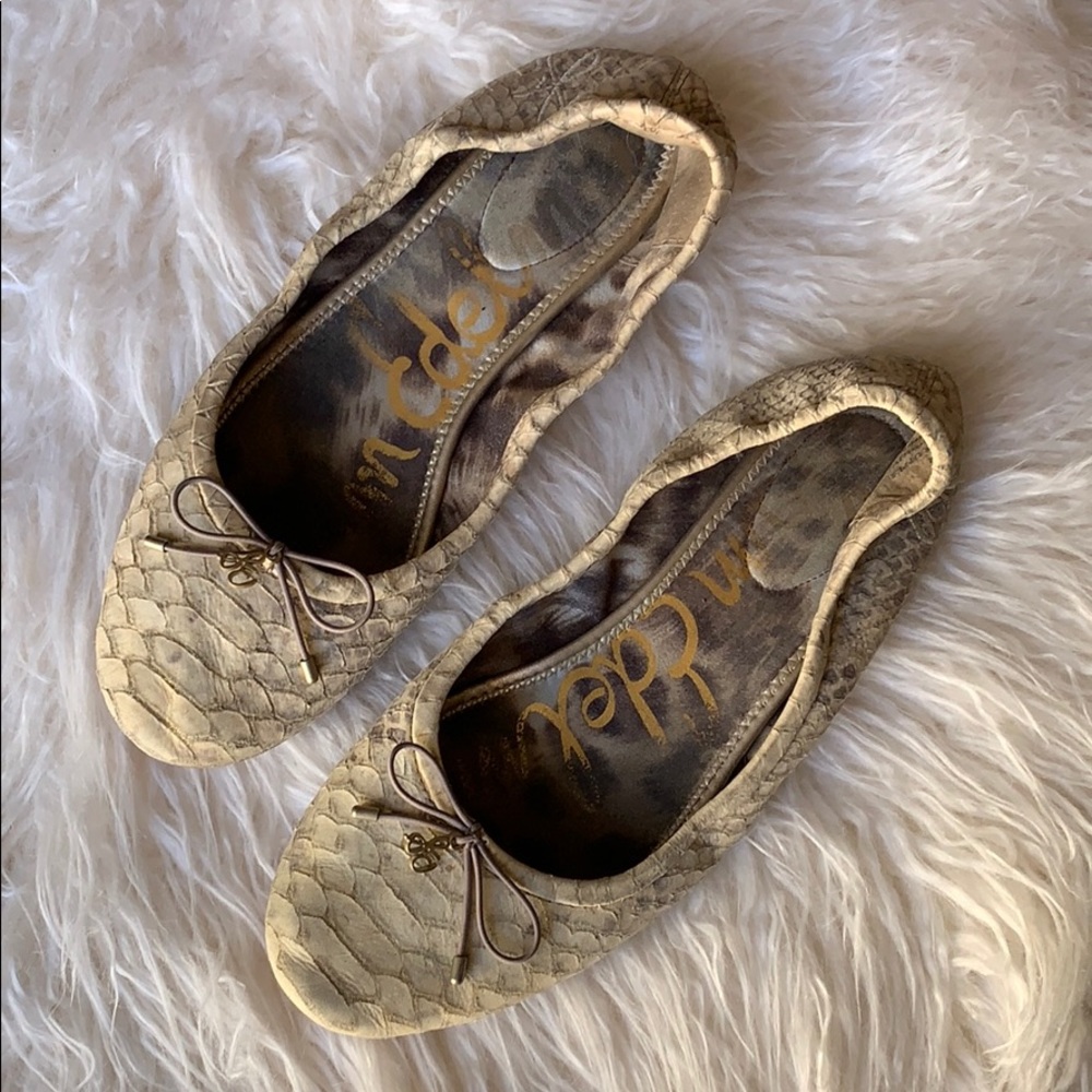 Sam Edelman Snake Skin Felicia Flats